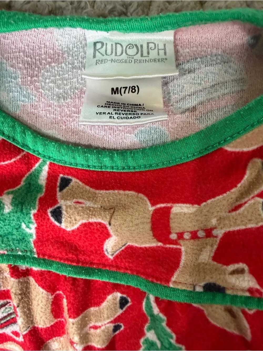 Girls Nightgown lot — Rudolph, Mickey and Minnie